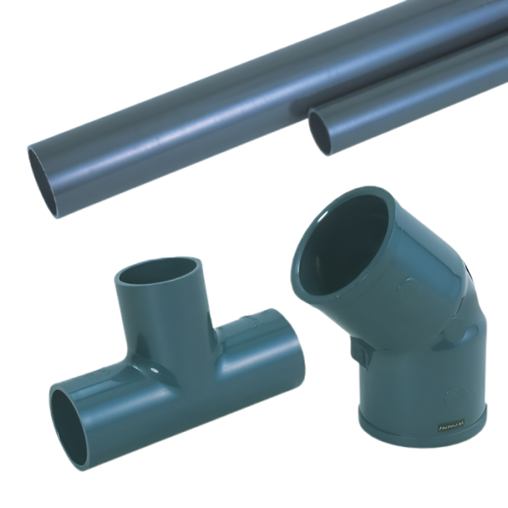 Clean PVC Pipe System
